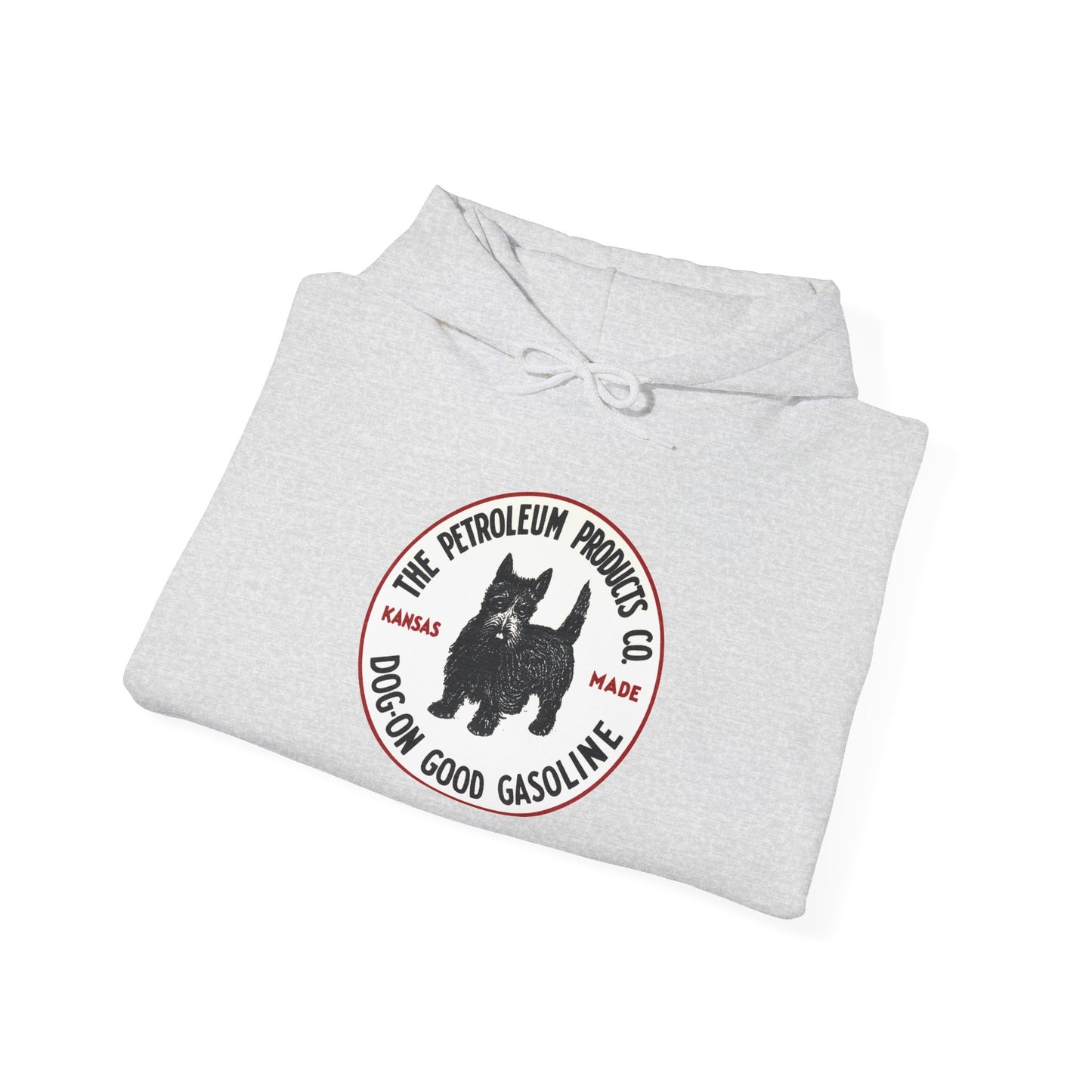 "Dog On Good GasolinScottie Dog Logo Hoodie — e" Vintage-Inspired Sweatshirt