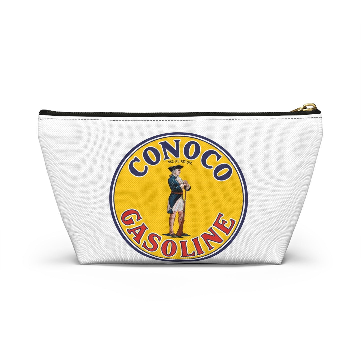 Conoco Minute Man Accessory Pouch — Vintage Petroliana Gift | The Faded Label Co.