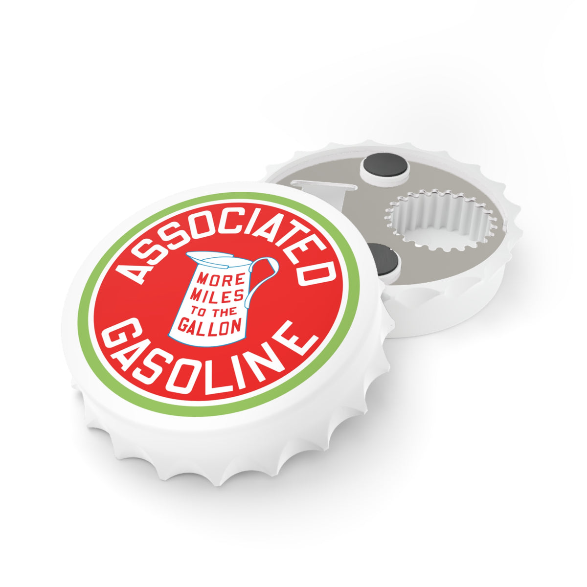 Associated Gasoline Bottle Opener — Vintage Petroliana Gift | The Faded Label Co.