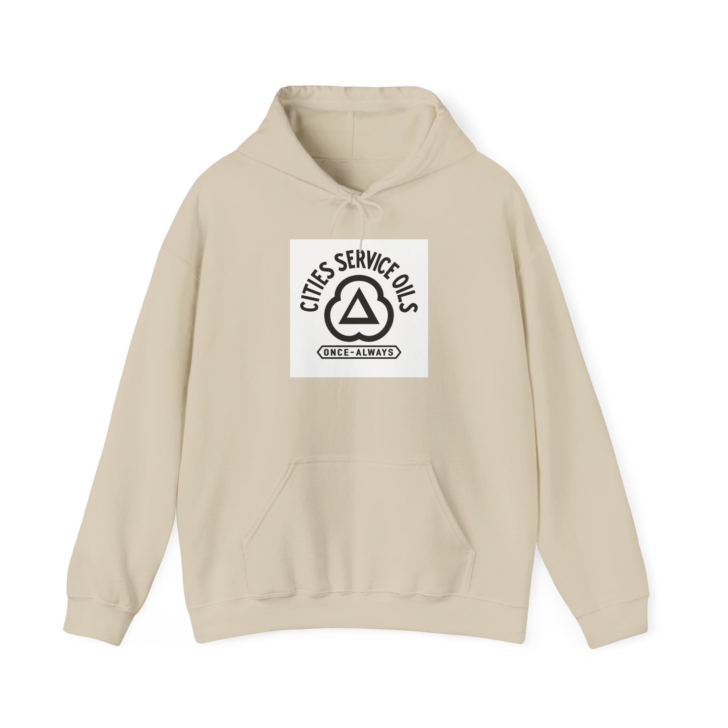 Cities Service Oils Logo Hoodie — 'Once & Always' Retro Gasoline Streetwear