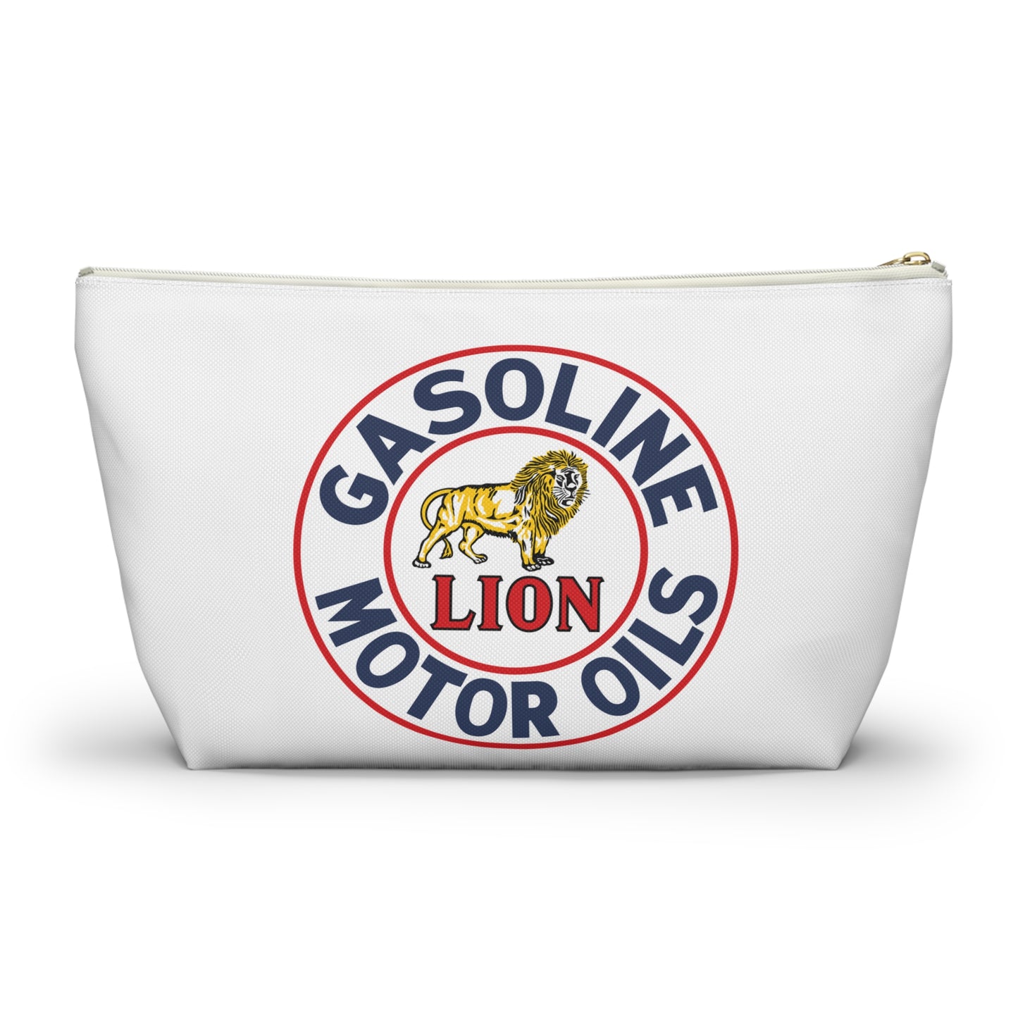 Lion Gasoline Accessory Pouch — Vintage Arkansas Petroliana Gift | The Faded Label Co.