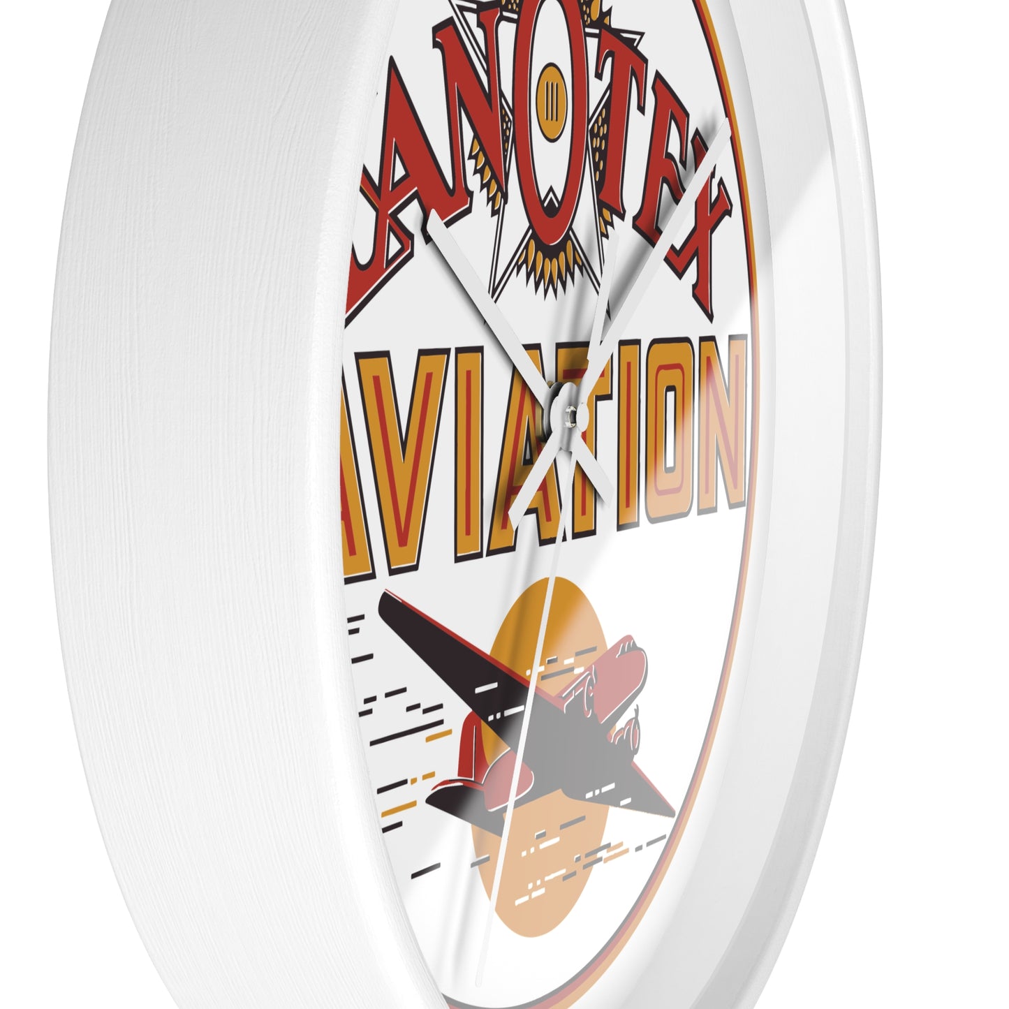 Kanotex Aviation Wall Clock — Vintage Petroliana Gift | The Faded Label Co.