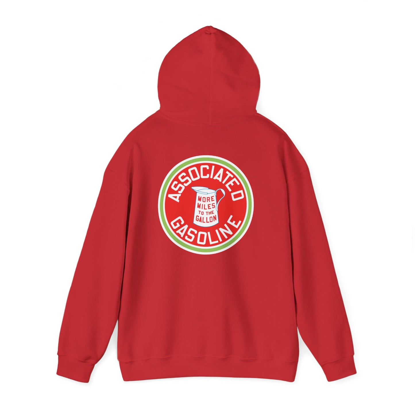 Associated Gasoline Gasoline Logo Hoodie — Vintage Retro Petrol Patch