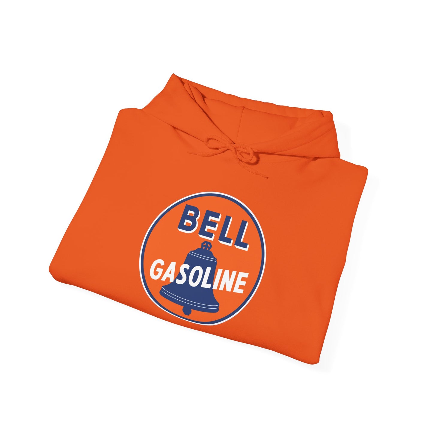 Bell Gasoline Logo Hoodie — Vintage Gas Station Graphic Sweatshirt