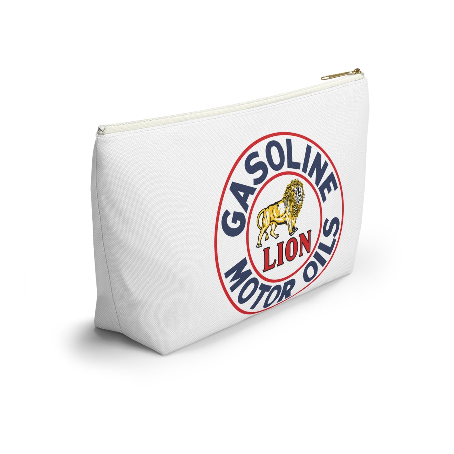 Lion Gasoline Accessory Pouch — Vintage Arkansas Petroliana Gift | The Faded Label Co.