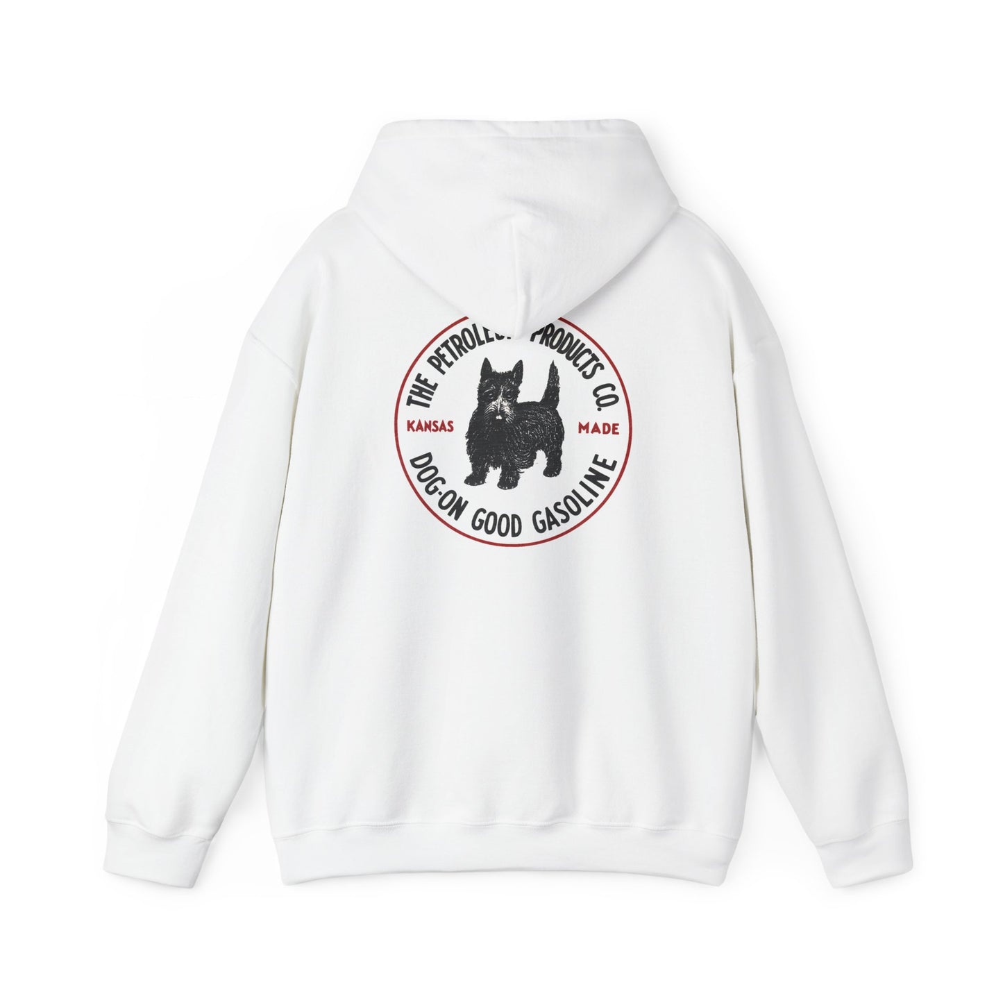 "Dog On Good GasolinScottie Dog Logo Hoodie — e" Vintage-Inspired Sweatshirt