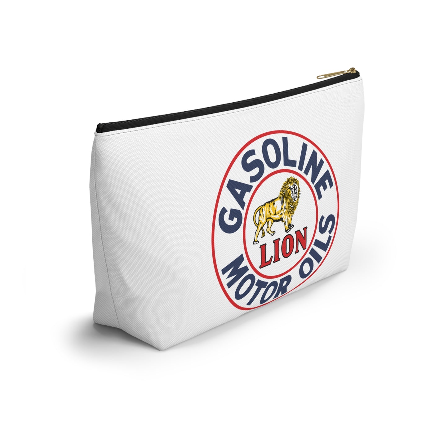 Lion Gasoline Accessory Pouch — Vintage Arkansas Petroliana Gift | The Faded Label Co.