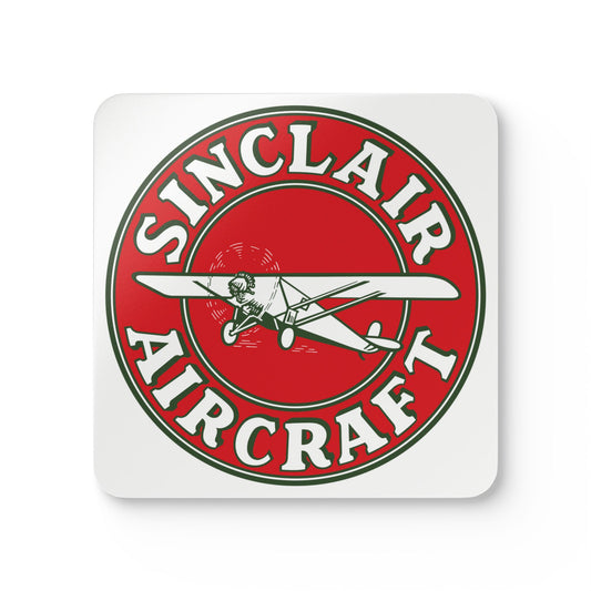 Sinclair Aircraft coaster set — vintage petroliana gift — The Faded Label Co.