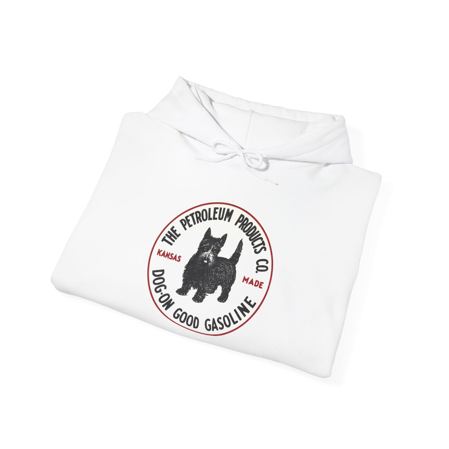 "Dog On Good GasolinScottie Dog Logo Hoodie — e" Vintage-Inspired Sweatshirt