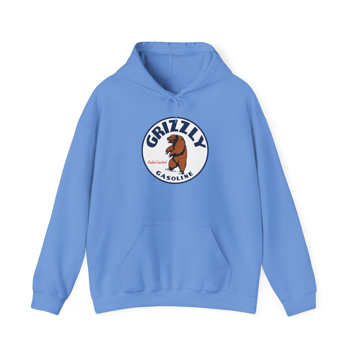 Grizzly Gasoline Logo Hoodie – Retro Bear Graphic Sweatshirt
