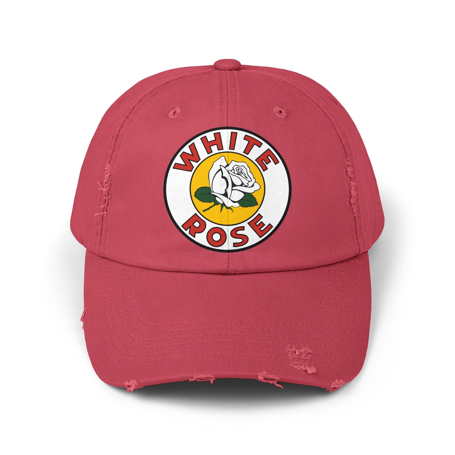 White Rose gasoline  Vintage Distressed Cap