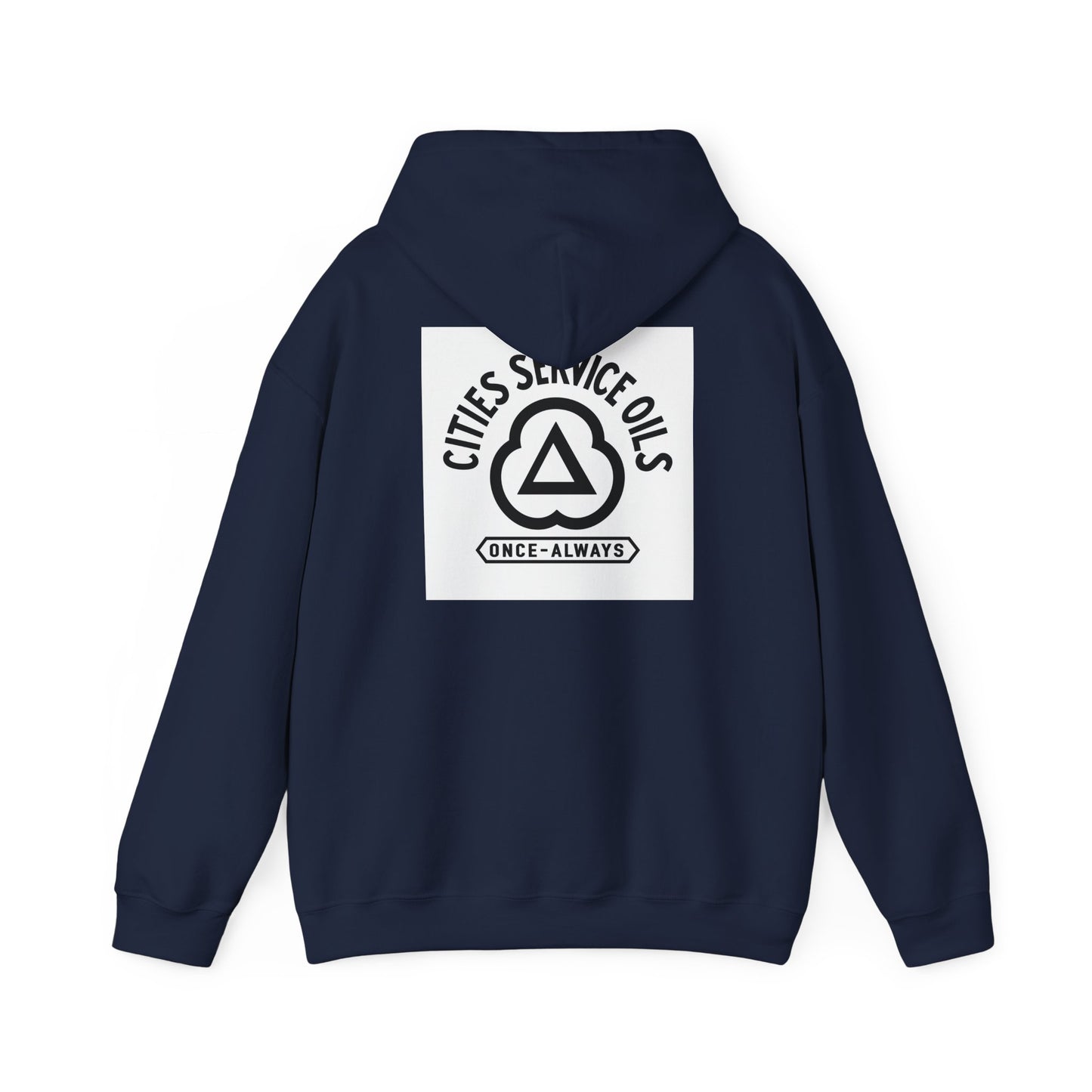 Cities Service Oils Logo Hoodie — 'Once & Always' Retro Gasoline Streetwear
