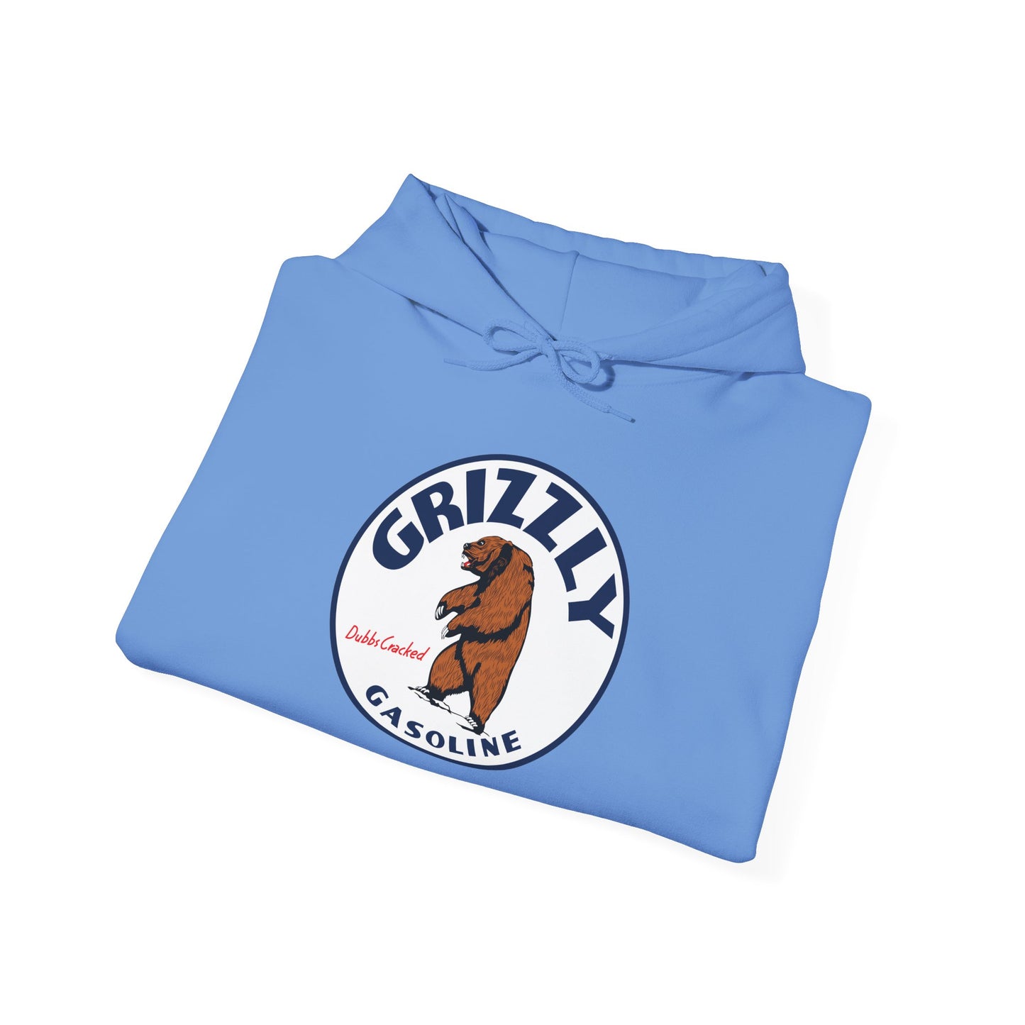 Grizzly Gasoline Logo Hoodie – Retro Bear Graphic Sweatshirt