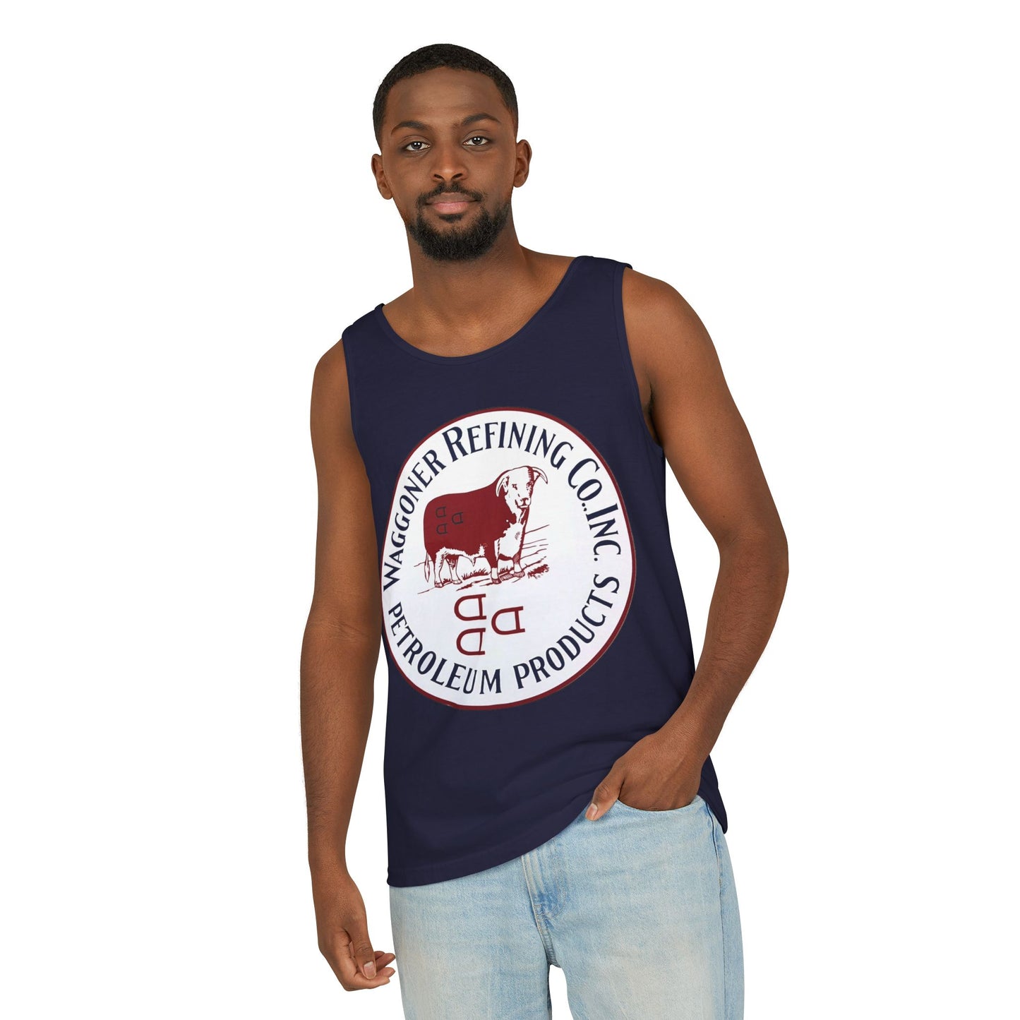 Waggoner Refining Co. Unisex Tank Top — Vintage Texas Petroliana Gift | The Faded Label Co.