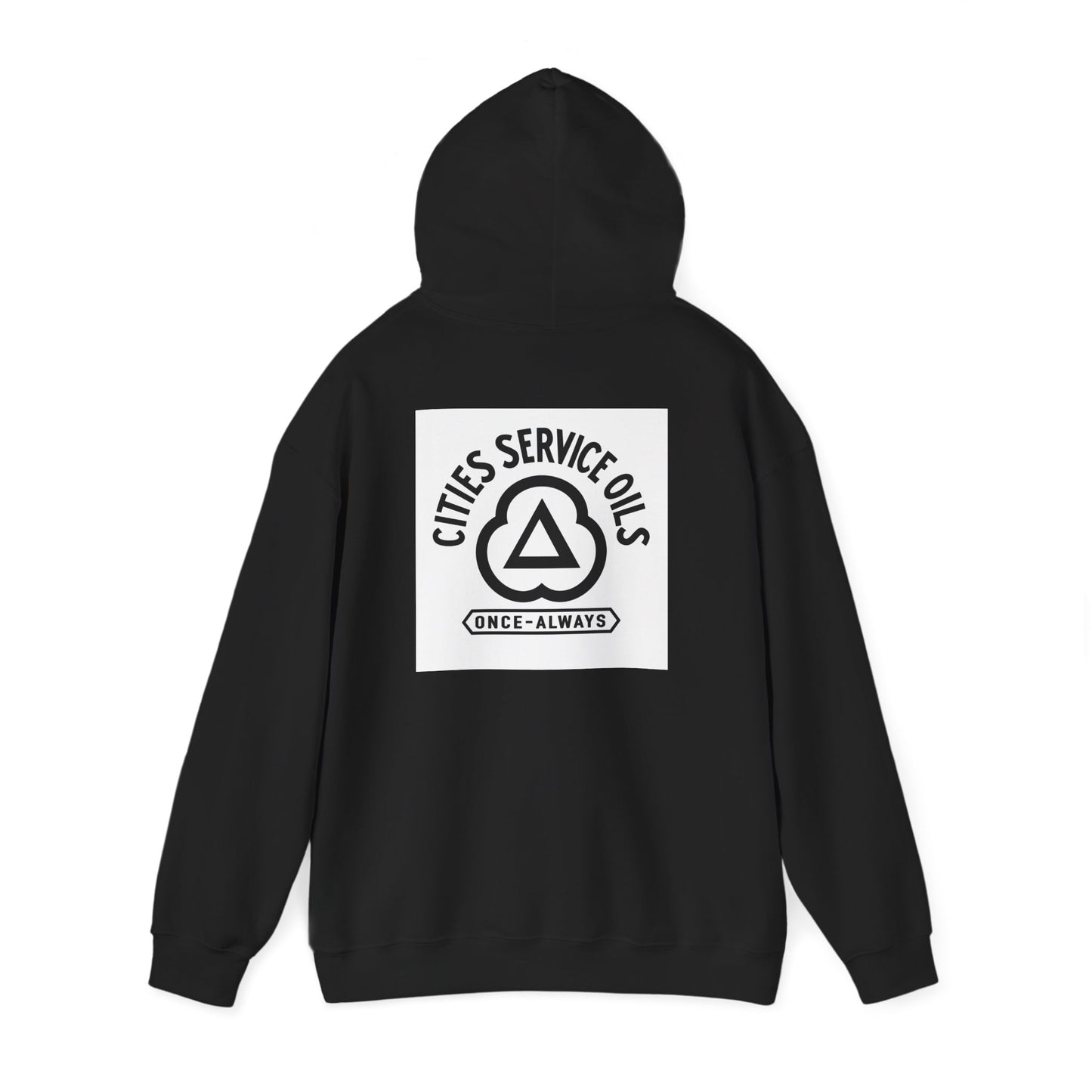 Cities Service Oils Logo Hoodie — 'Once & Always' Retro Gasoline Streetwear