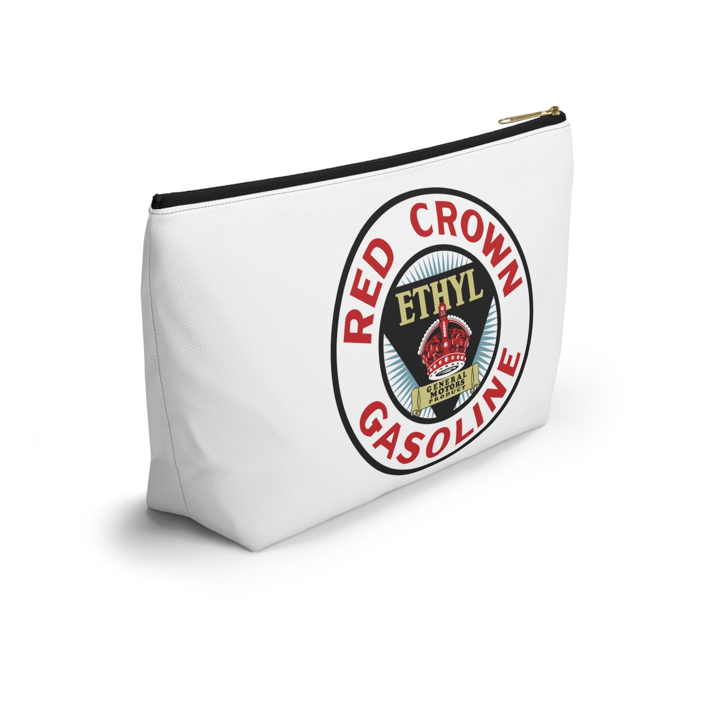 Red Crown Ethyl Accessory Pouch — Vintage Standard Oil Petroliana Gift | The Faded Label Co.