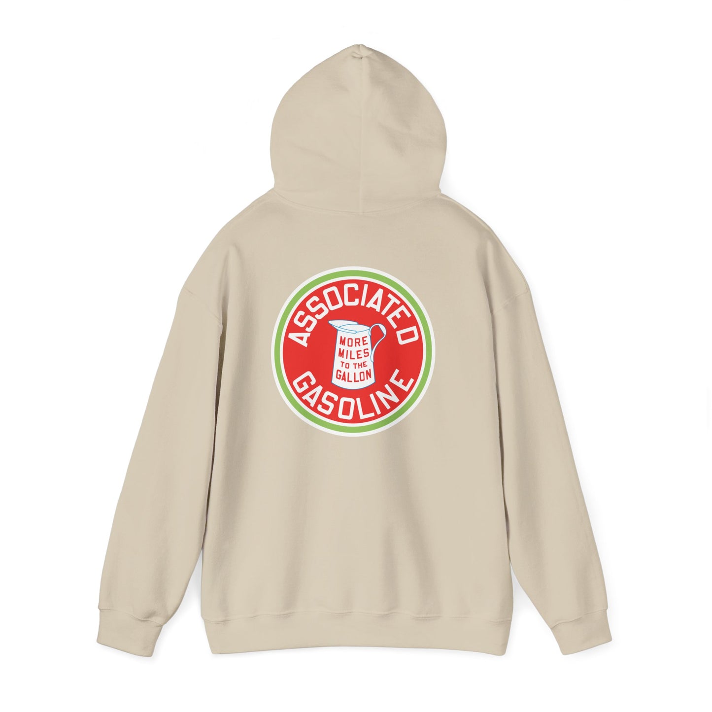 Associated Gasoline Gasoline Logo Hoodie — Vintage Retro Petrol Patch