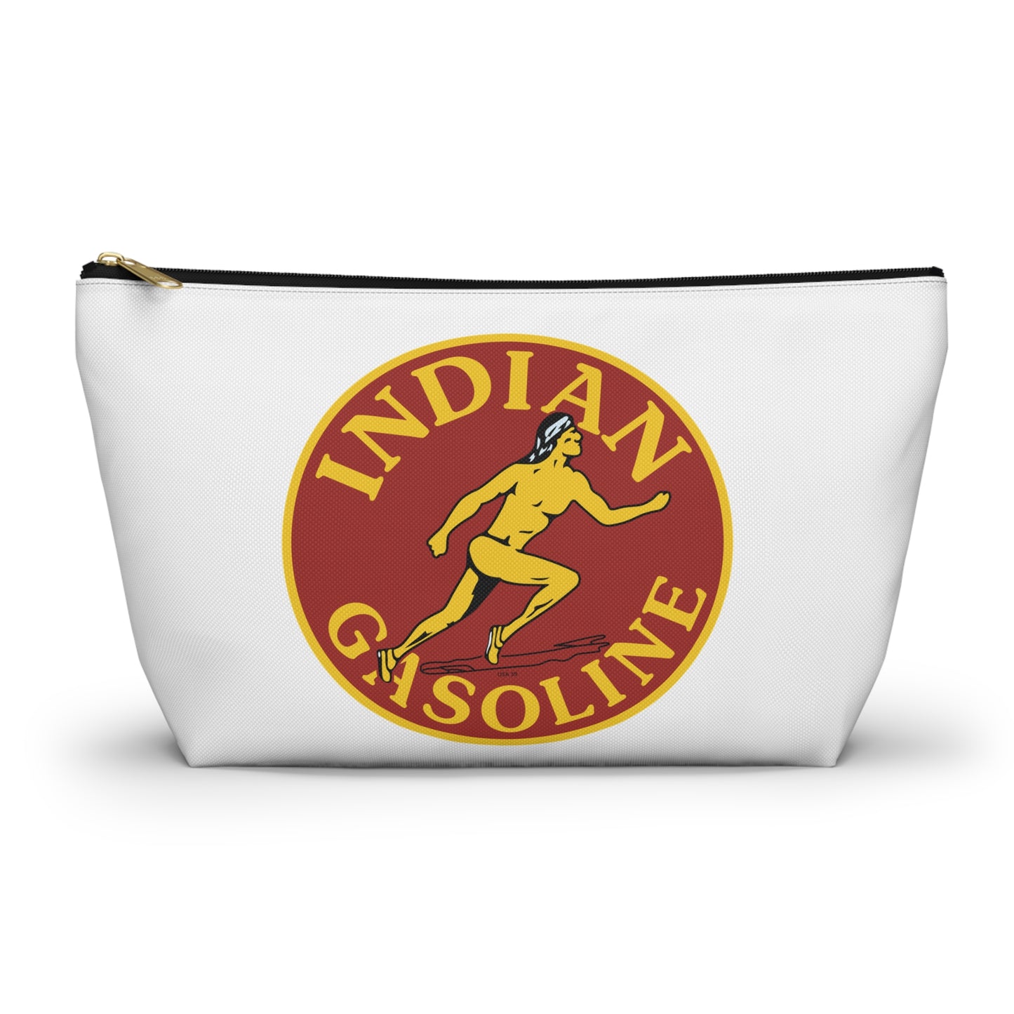 Indian Gasoline Accessory Pouch — Vintage Petroliana Gift | The Faded Label Co.