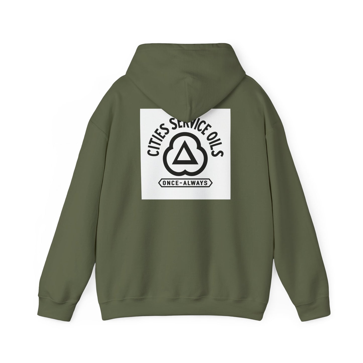 Cities Service Oils Logo Hoodie — 'Once & Always' Retro Gasoline Streetwear