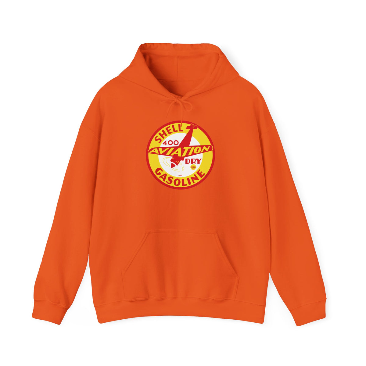 Shell Aviation 400 Hoodie — Vintage Airplane Petroliana | The Faded Label Co.