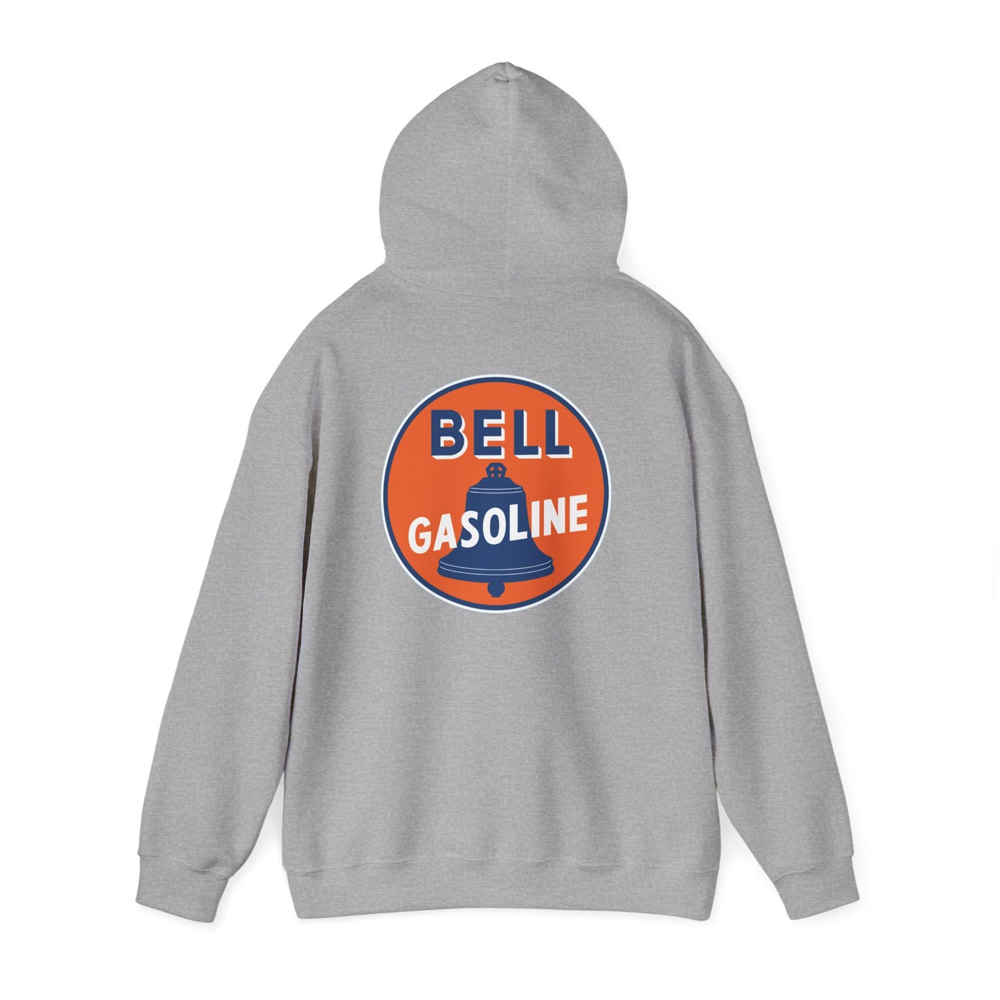 Bell Gasoline Logo Hoodie — Vintage Gas Station Graphic Sweatshirt