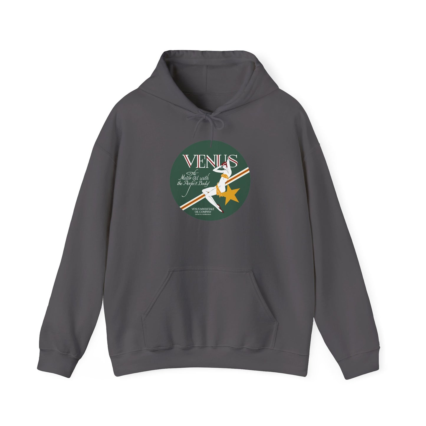 Venus Retro Rocket Hoodie — Vintage Space Pinup Graphic Sweatshirt