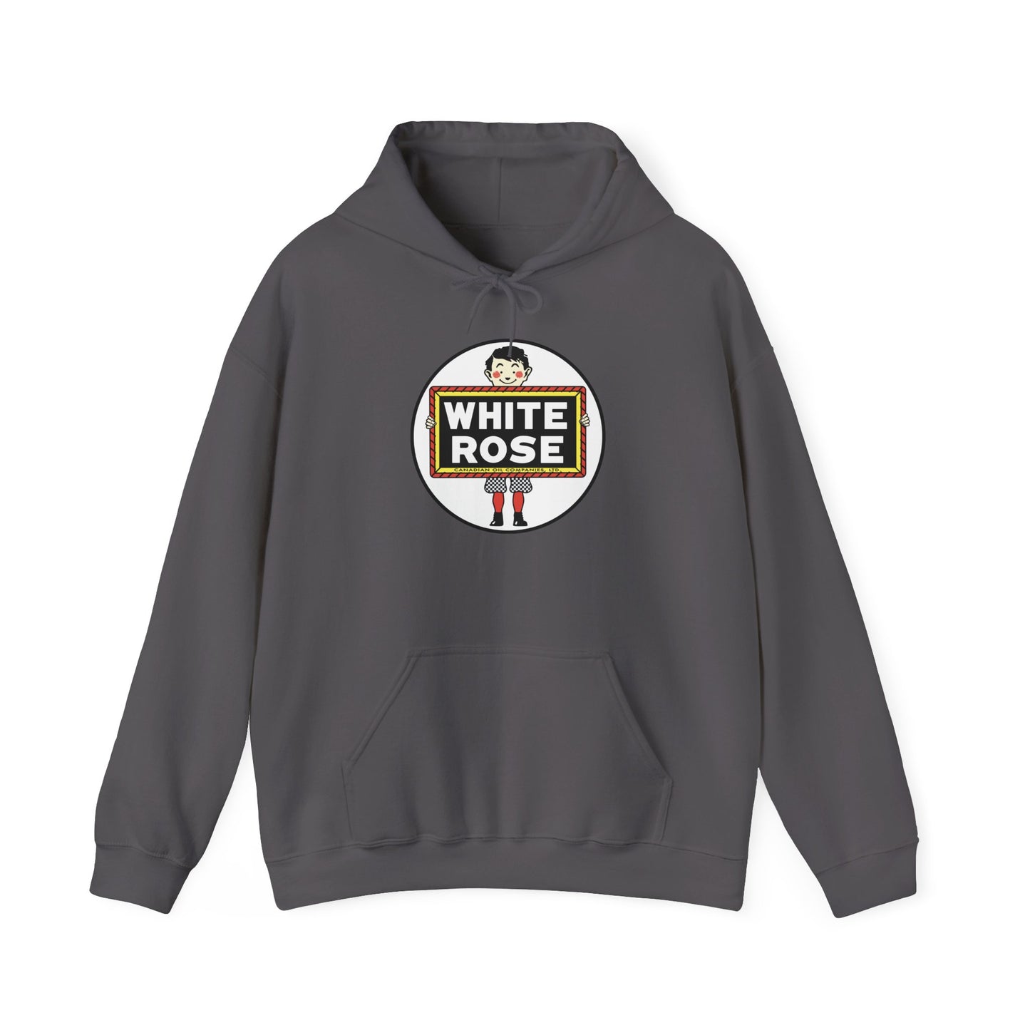 White Rose Logo Hoodie — Vintage Protest Graphic Sweatshirt little boy slate