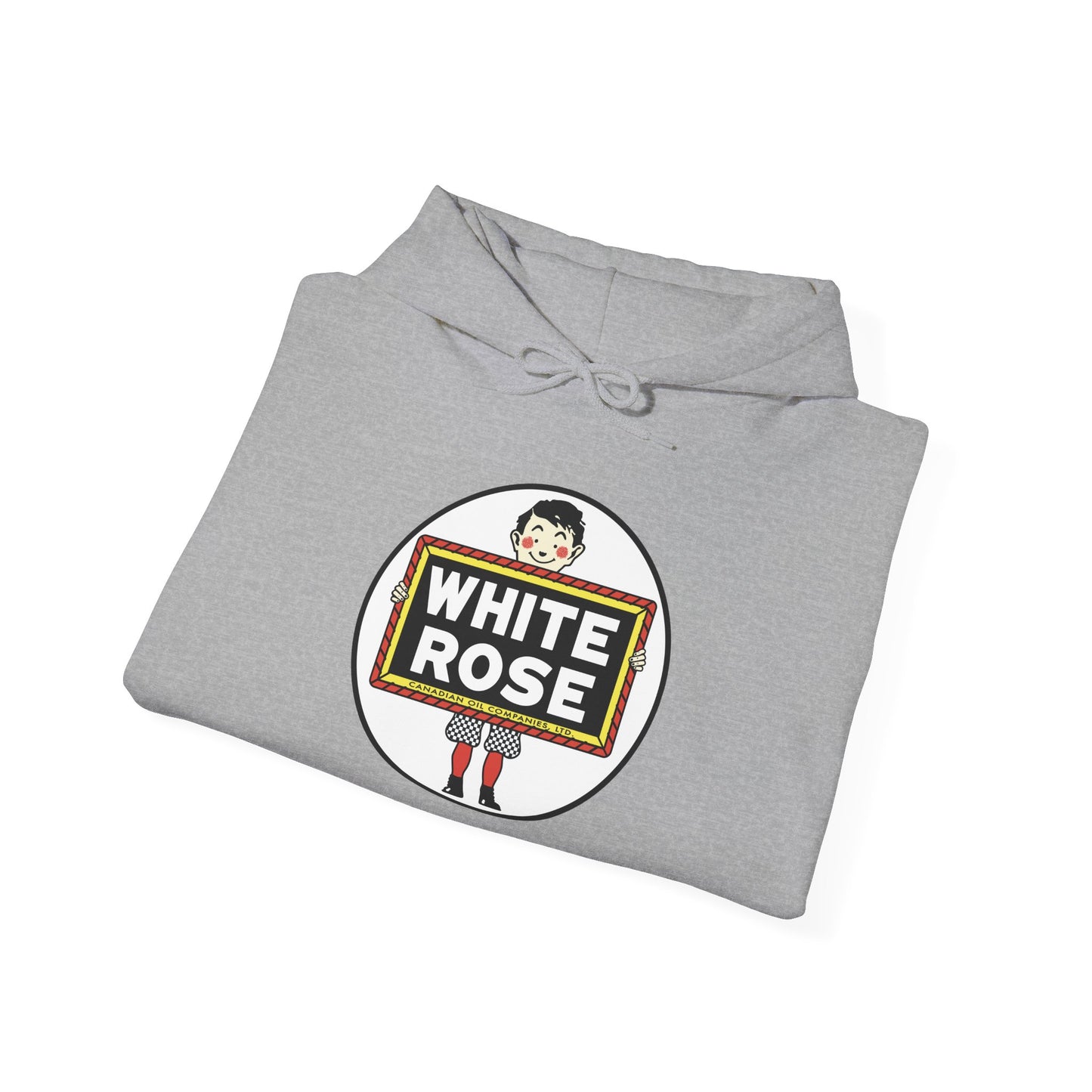 White Rose Logo Hoodie — Vintage Protest Graphic Sweatshirt little boy slate