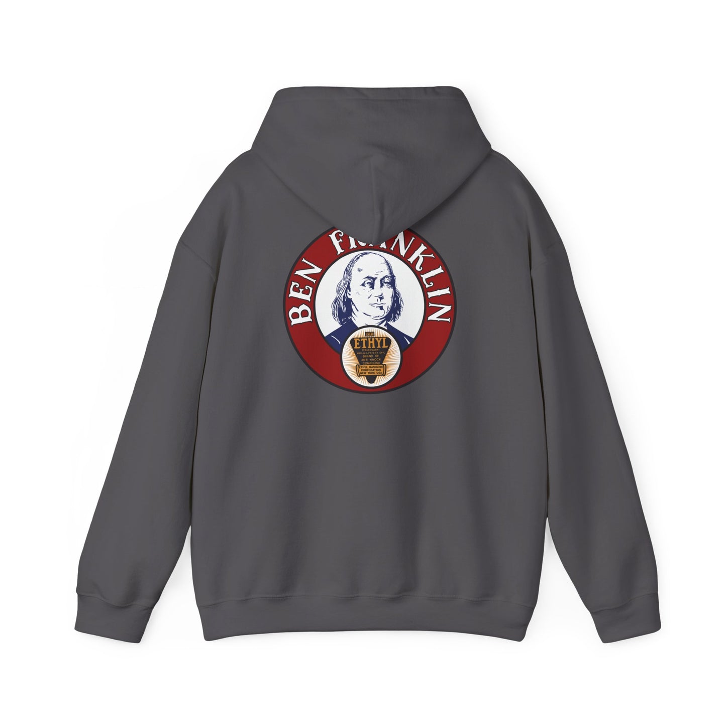 Ben Franklin ethyl Hoodie — Vintage Patriotic Americana Pullover