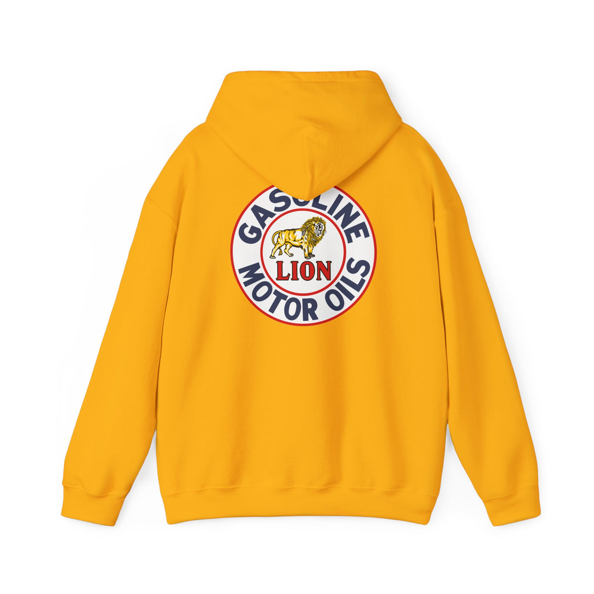 Lion Gasoline Motor Oils Hoodie — Vintage Petroliana | The Faded Label Co.