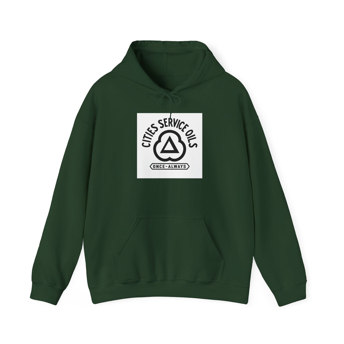 Cities Service Oils Logo Hoodie — 'Once & Always' Retro Gasoline Streetwear