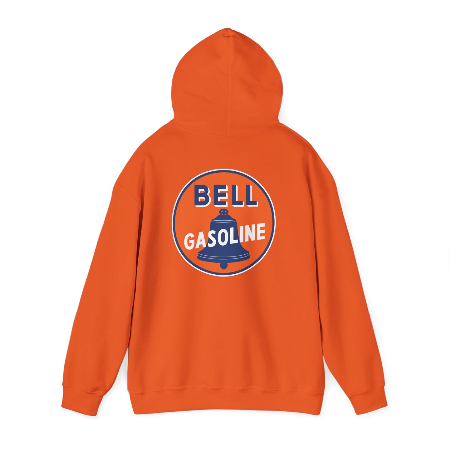 Bell Gasoline Logo Hoodie — Vintage Gas Station Graphic Sweatshirt