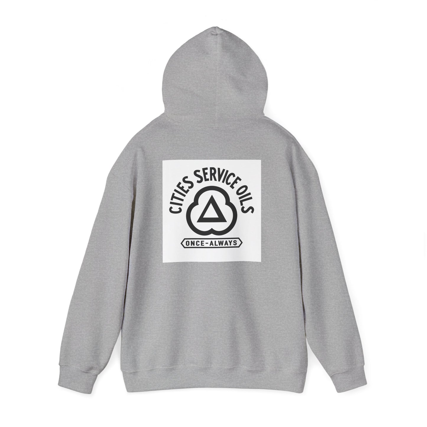 Cities Service Oils Logo Hoodie — 'Once & Always' Retro Gasoline Streetwear
