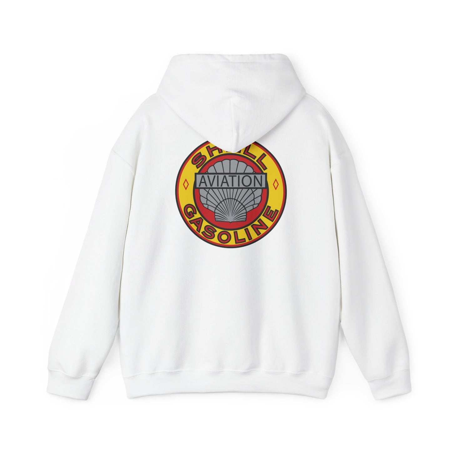Aviation Shell Gasoline Vintage Logo Hoodie