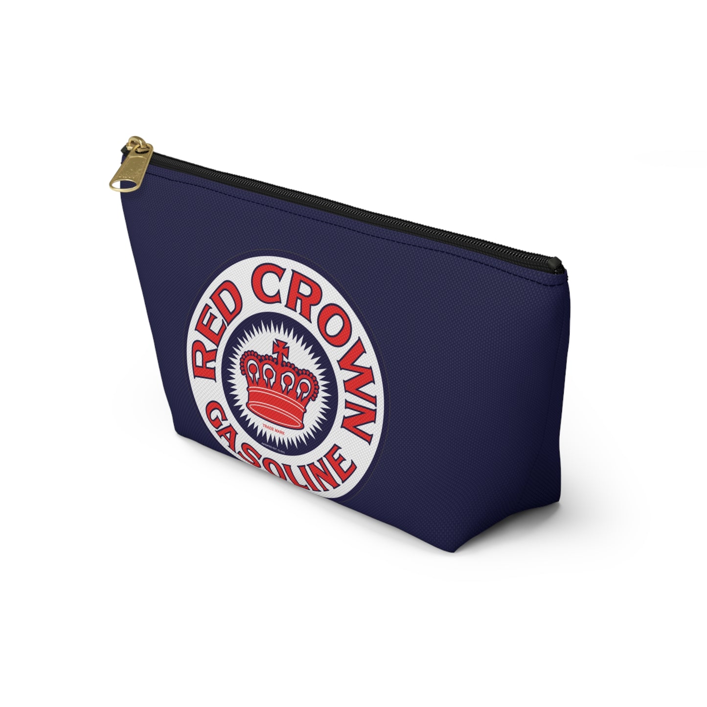 Red Crown Gasoline Accessory Pouch — Vintage Standard Oil Petroliana Gift | The Faded Label Co.