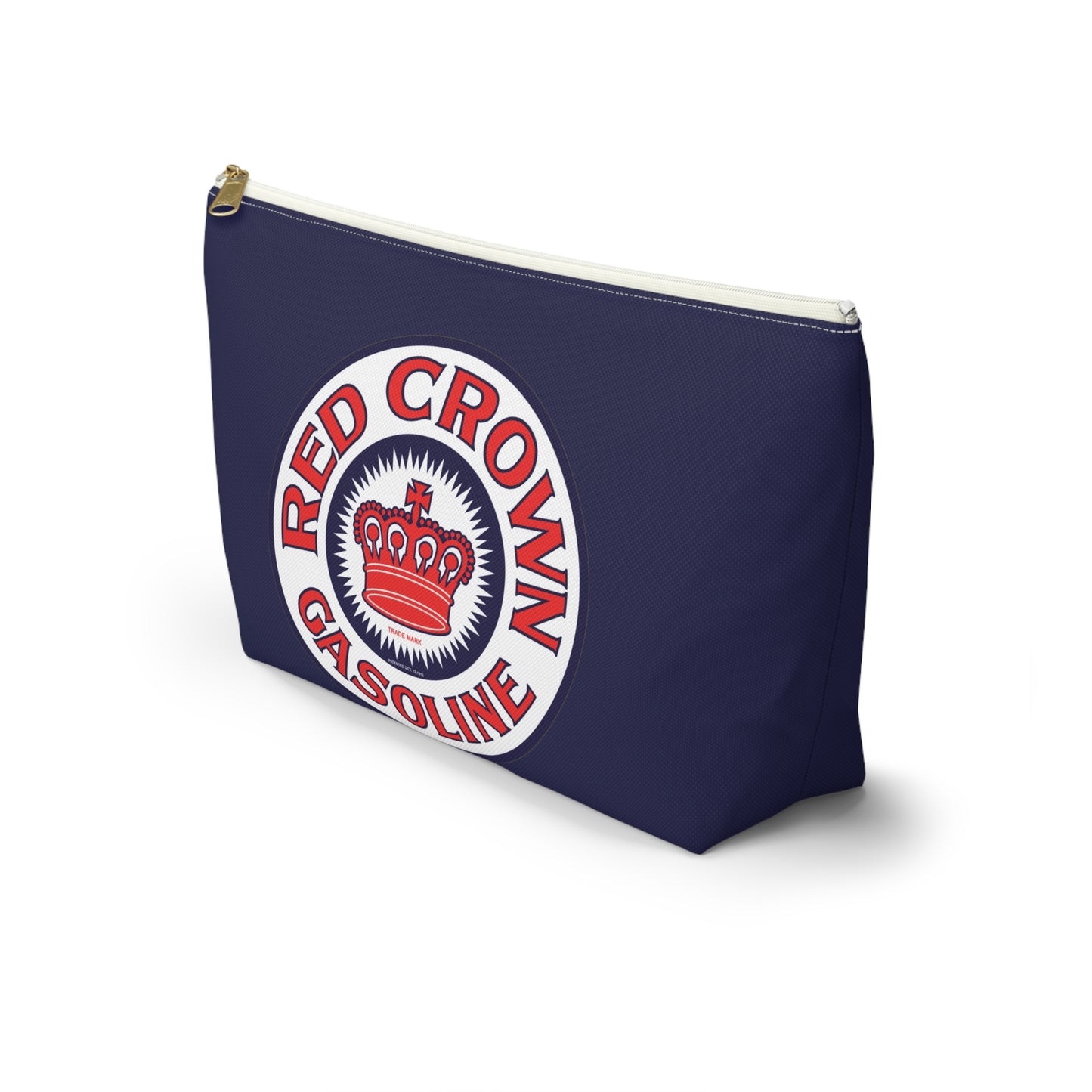 Red Crown Gasoline Accessory Pouch — Vintage Standard Oil Petroliana Gift | The Faded Label Co.