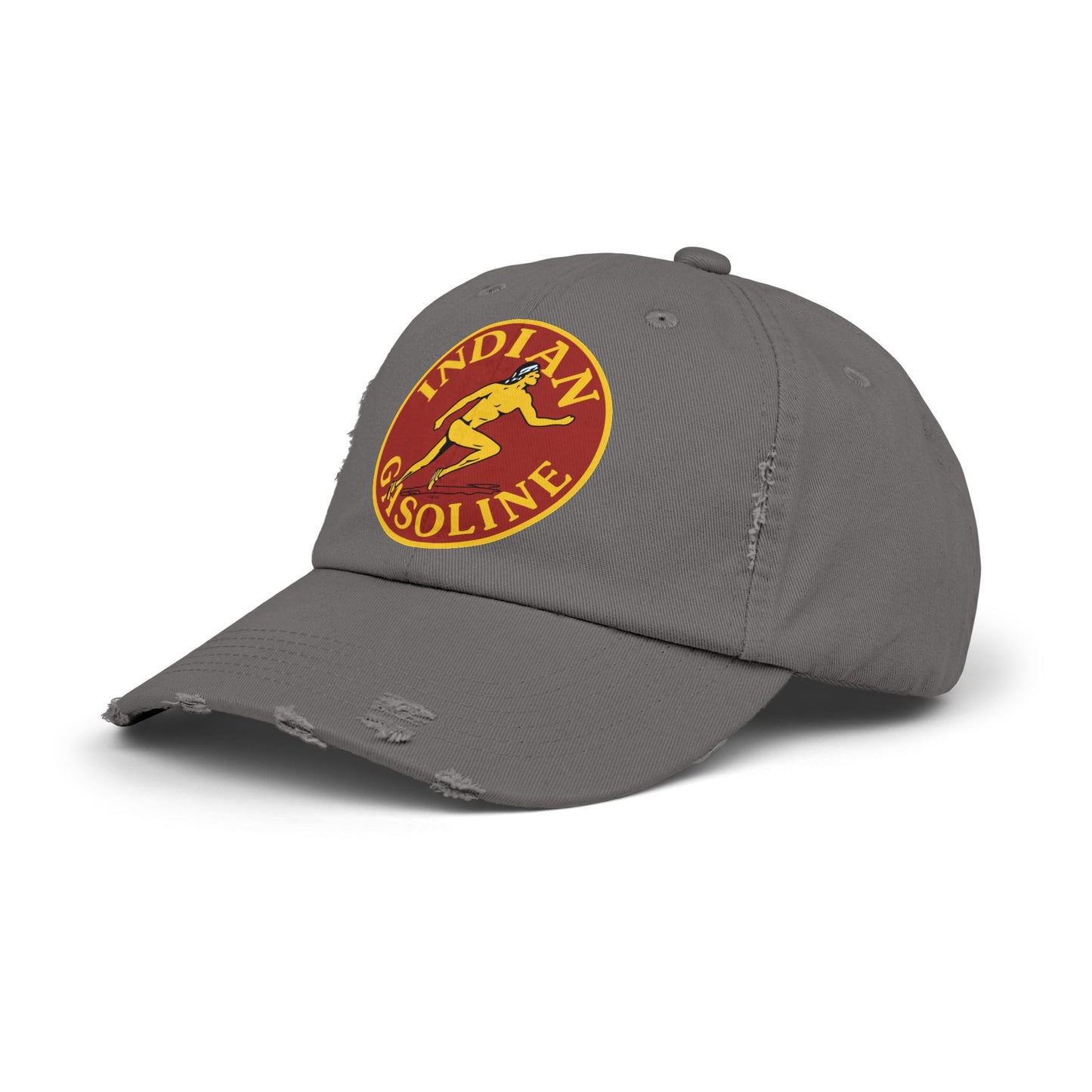 Indian Gasoline Distressed Cap — Vintage Petroliana Hat | The Faded Label Co.