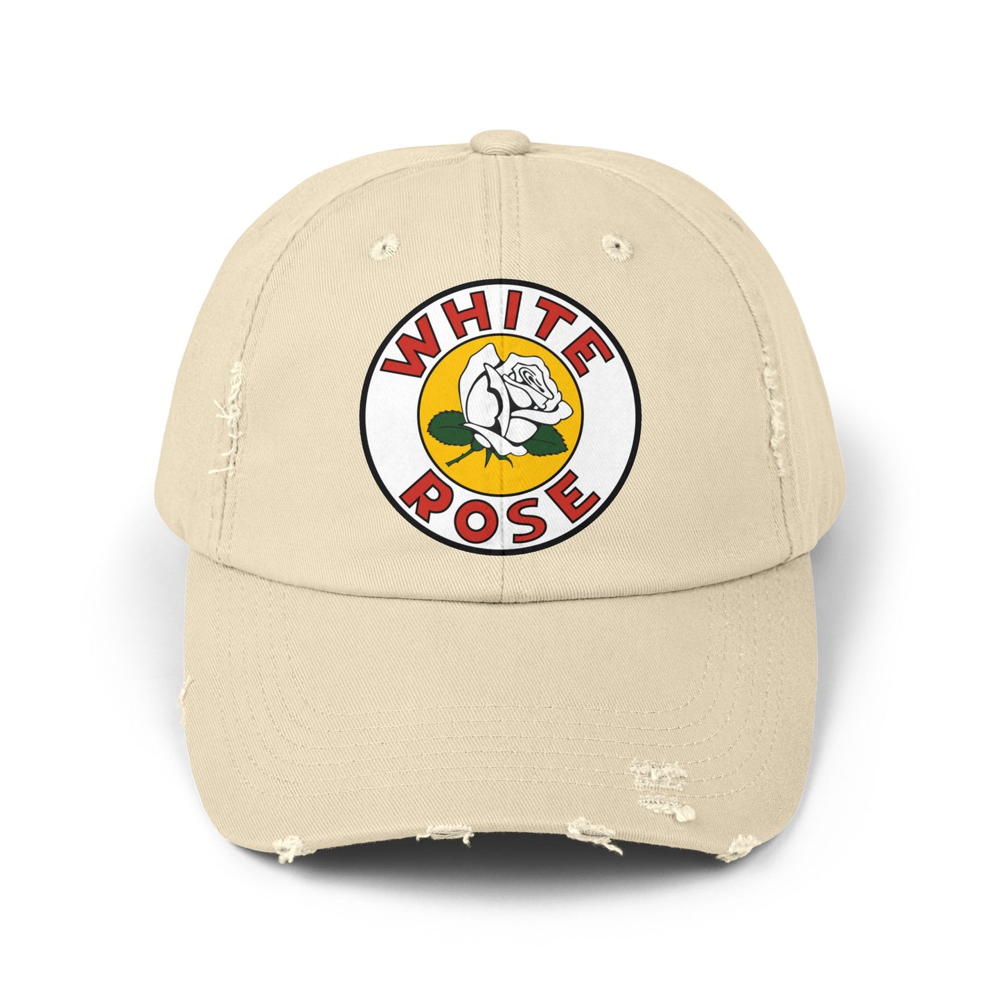 White Rose gasoline  Vintage Distressed Cap