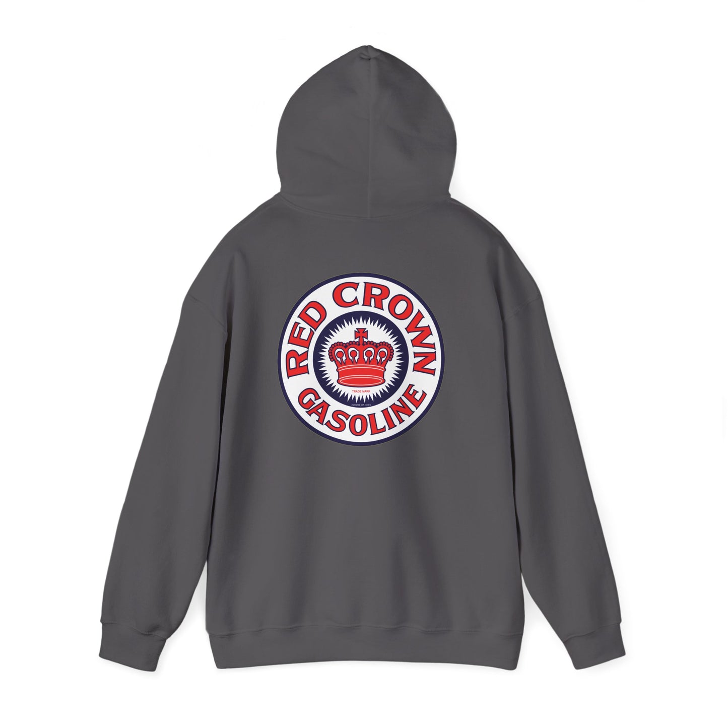 Red Crown Gasoline Hoodie — Vintage Standard Oil Petroliana | The Faded Label Co.
