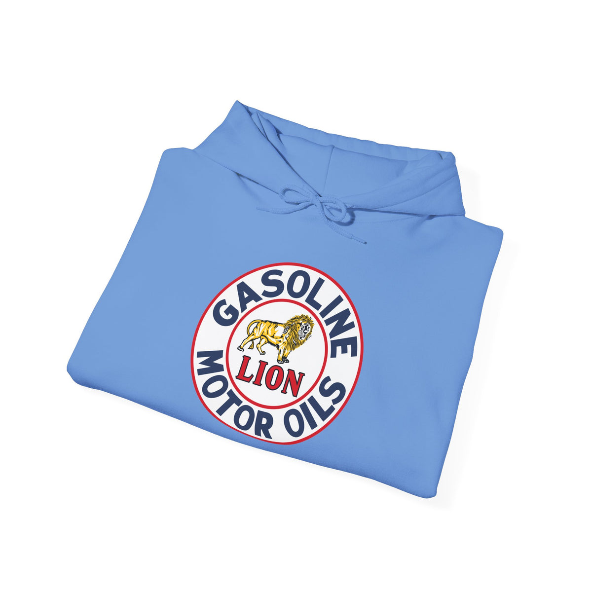 Lion Gasoline Motor Oils Hoodie — Vintage Petroliana | The Faded Label Co.