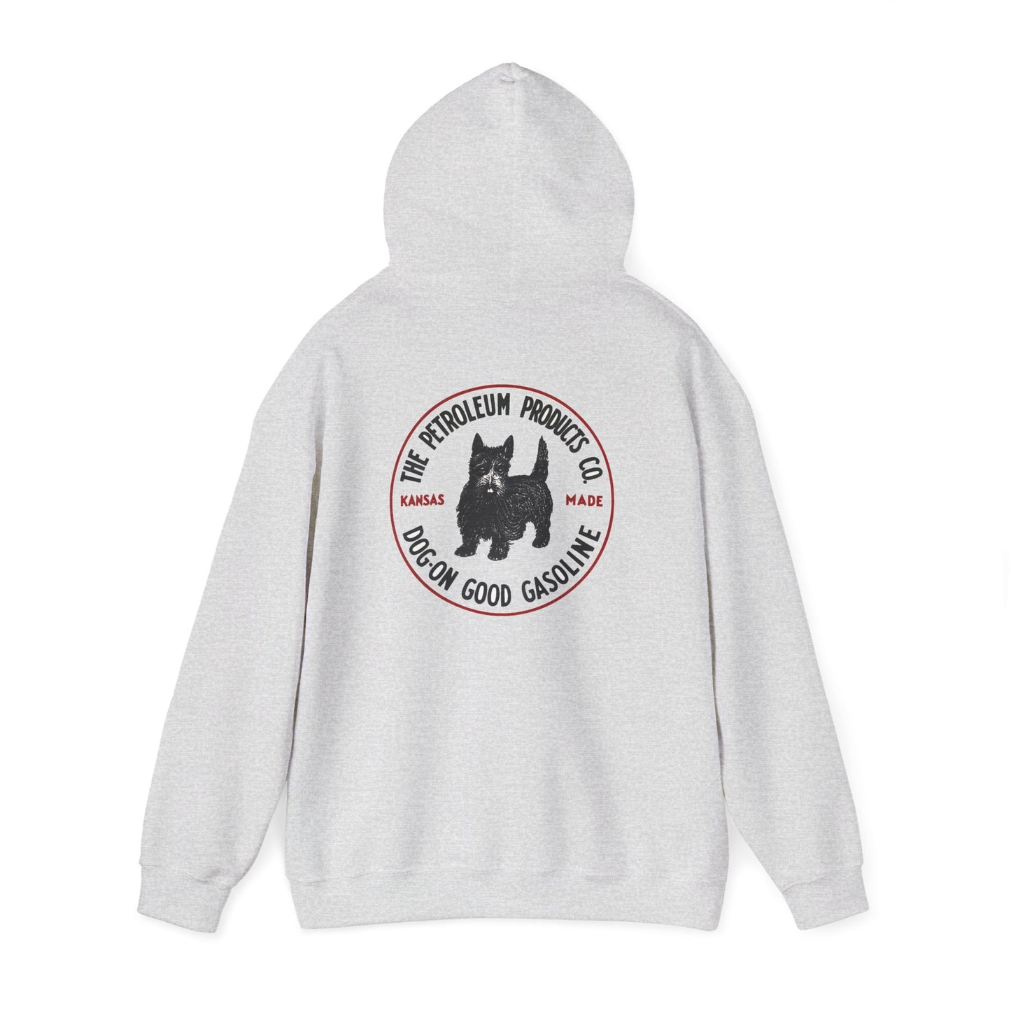 "Dog On Good GasolinScottie Dog Logo Hoodie — e" Vintage-Inspired Sweatshirt