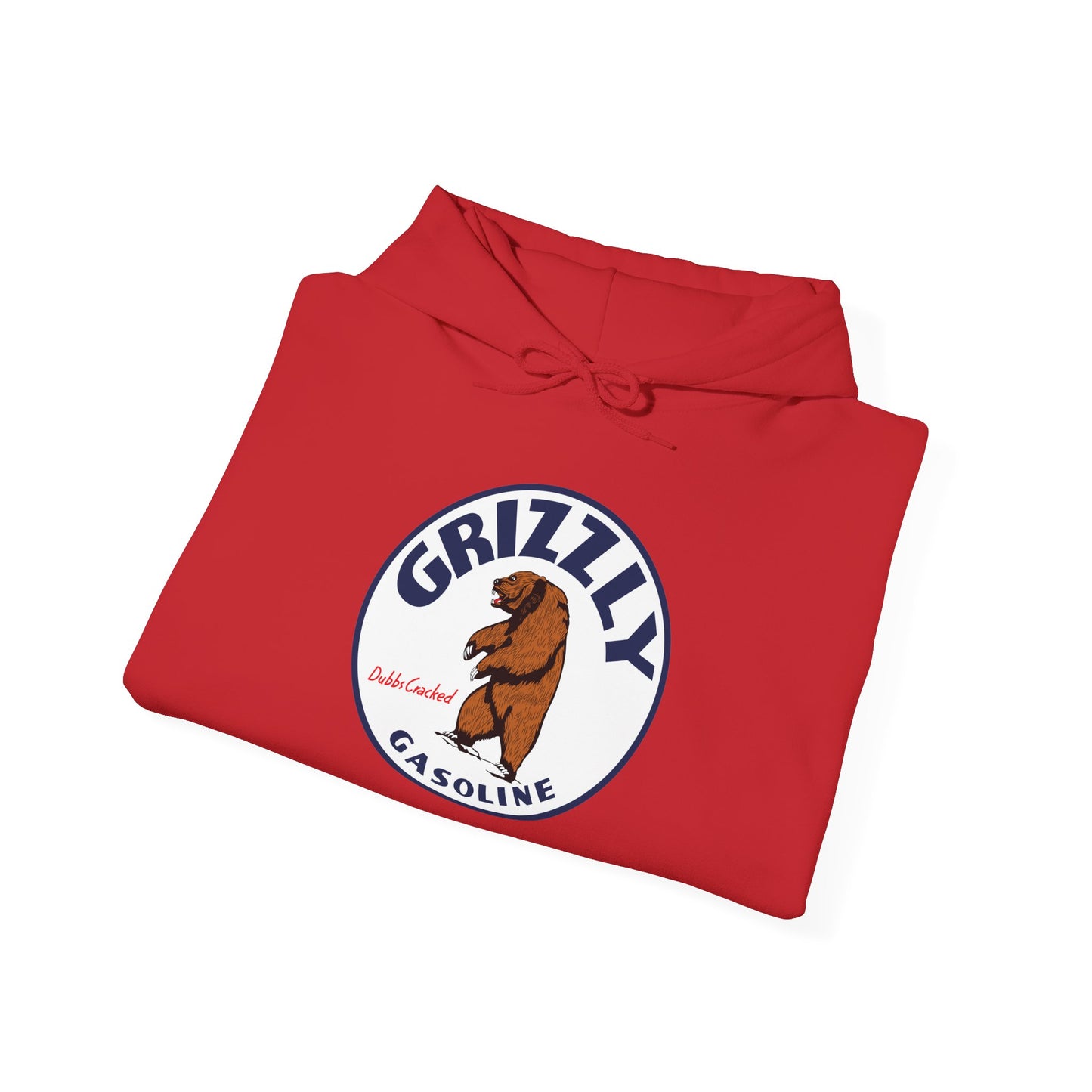 Grizzly Gasoline Logo Hoodie – Retro Bear Graphic Sweatshirt