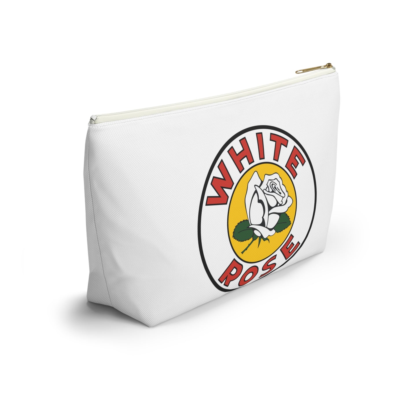 White Rose Gasoline Accessory Pouch — Vintage Canadian Petroliana Gift | The Faded Label Co.