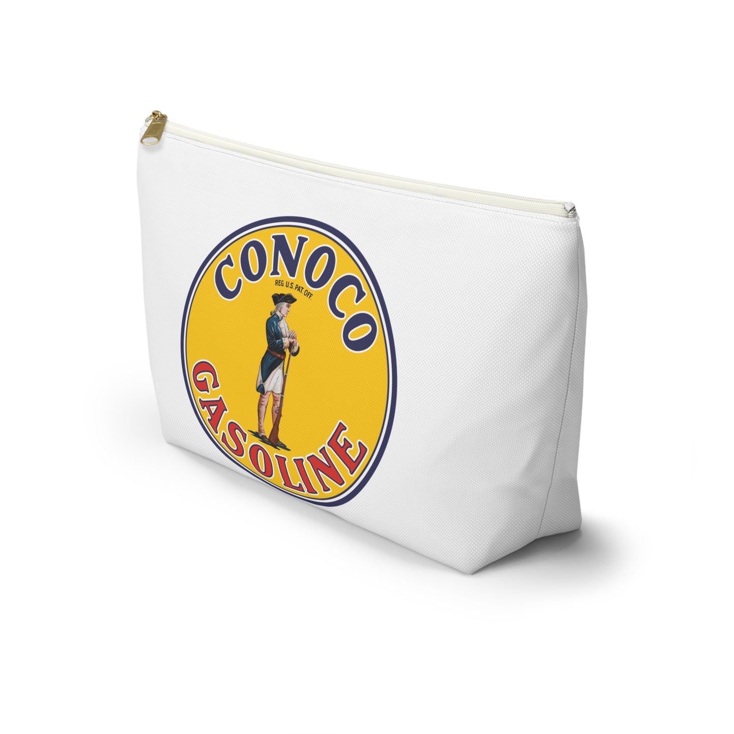 Conoco Minute Man Accessory Pouch — Vintage Petroliana Gift | The Faded Label Co.