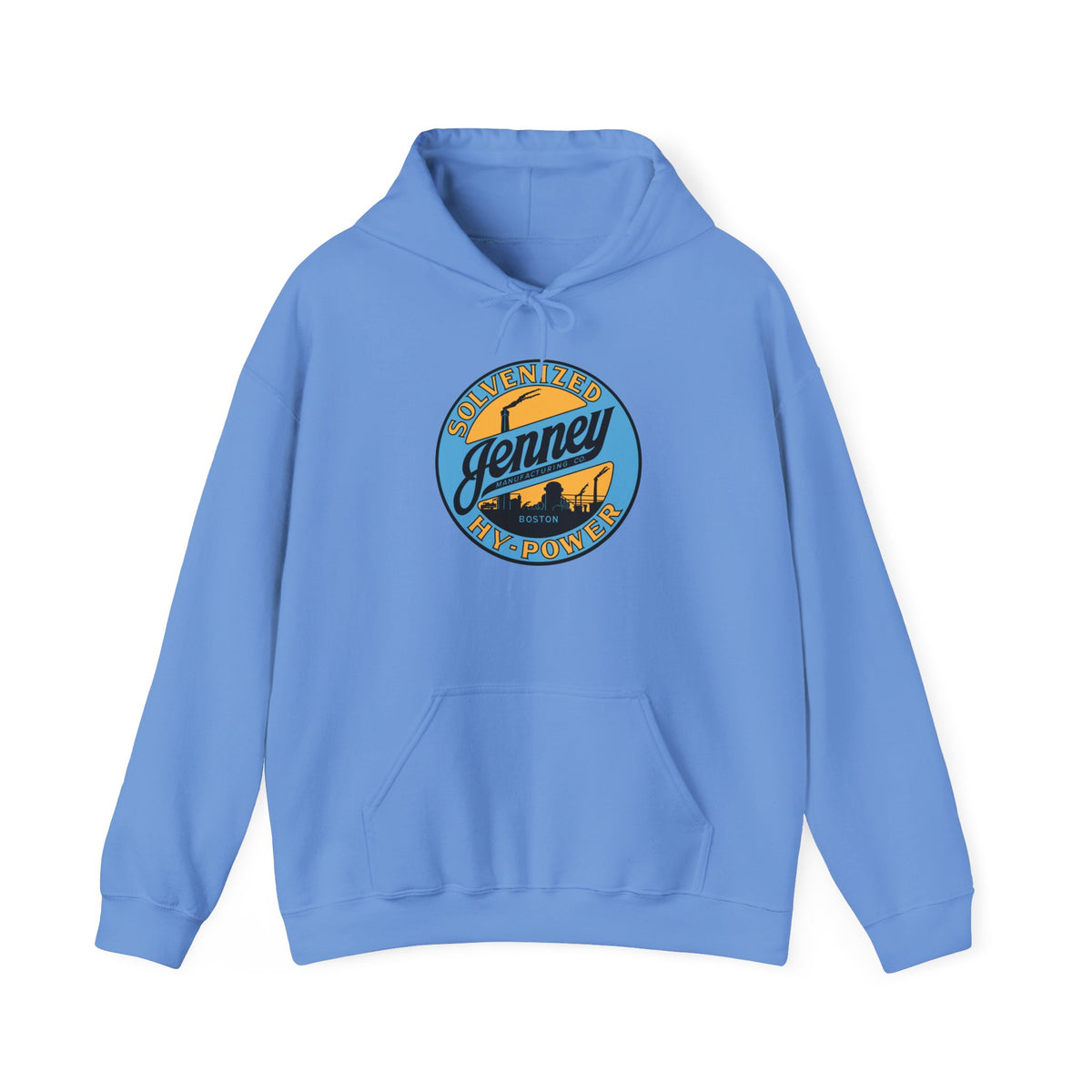 Jenney Hy-Power Hoodie — Vintage Boston Petroliana | The Faded Label Co.