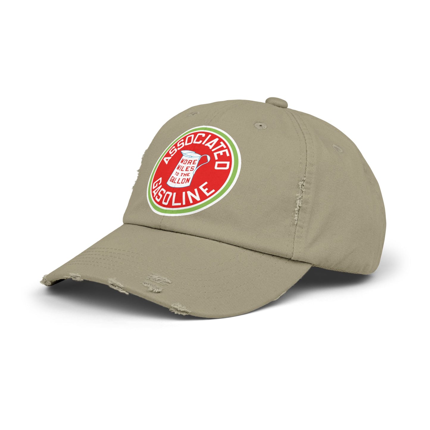 Associated Gasoline Distressed Cap — Vintage Petroliana Hat | The Faded Label Co.