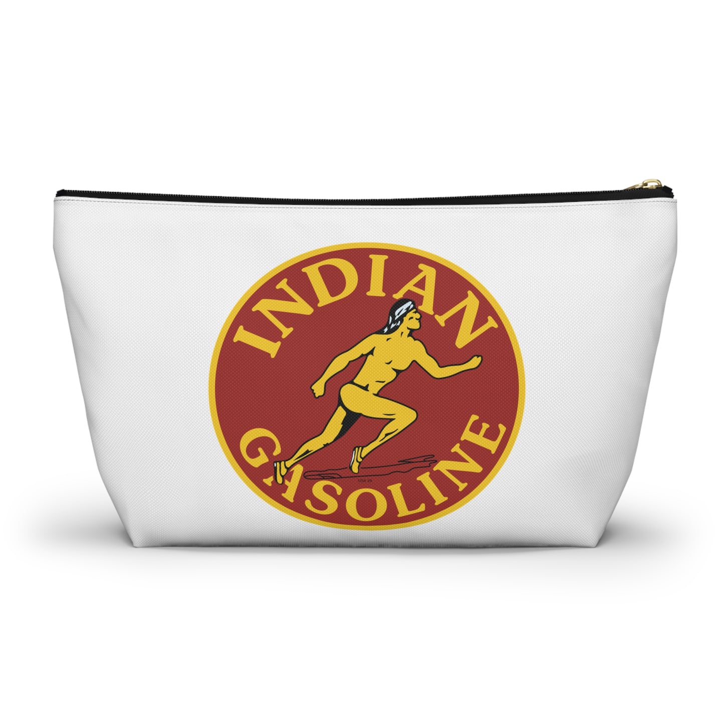 Indian Gasoline Accessory Pouch — Vintage Petroliana Gift | The Faded Label Co.