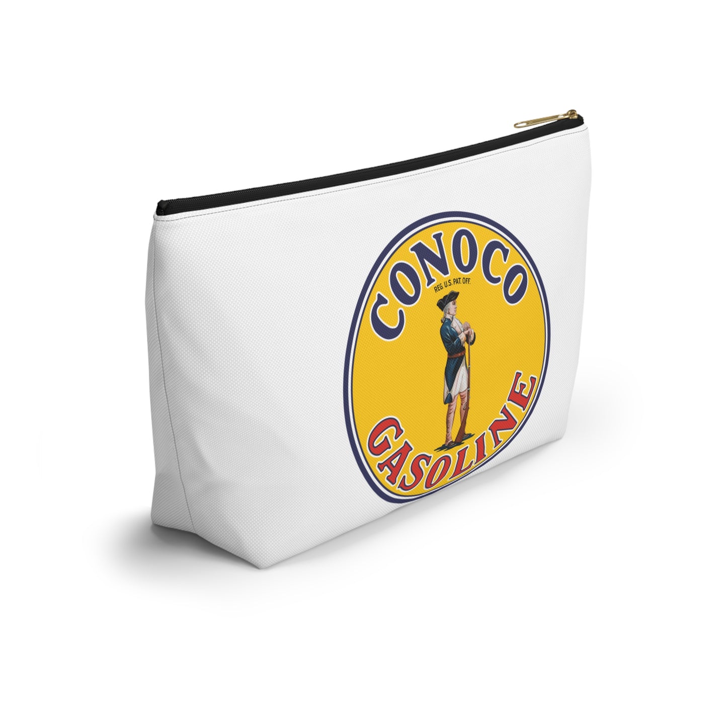 Conoco Minute Man Accessory Pouch — Vintage Petroliana Gift | The Faded Label Co.
