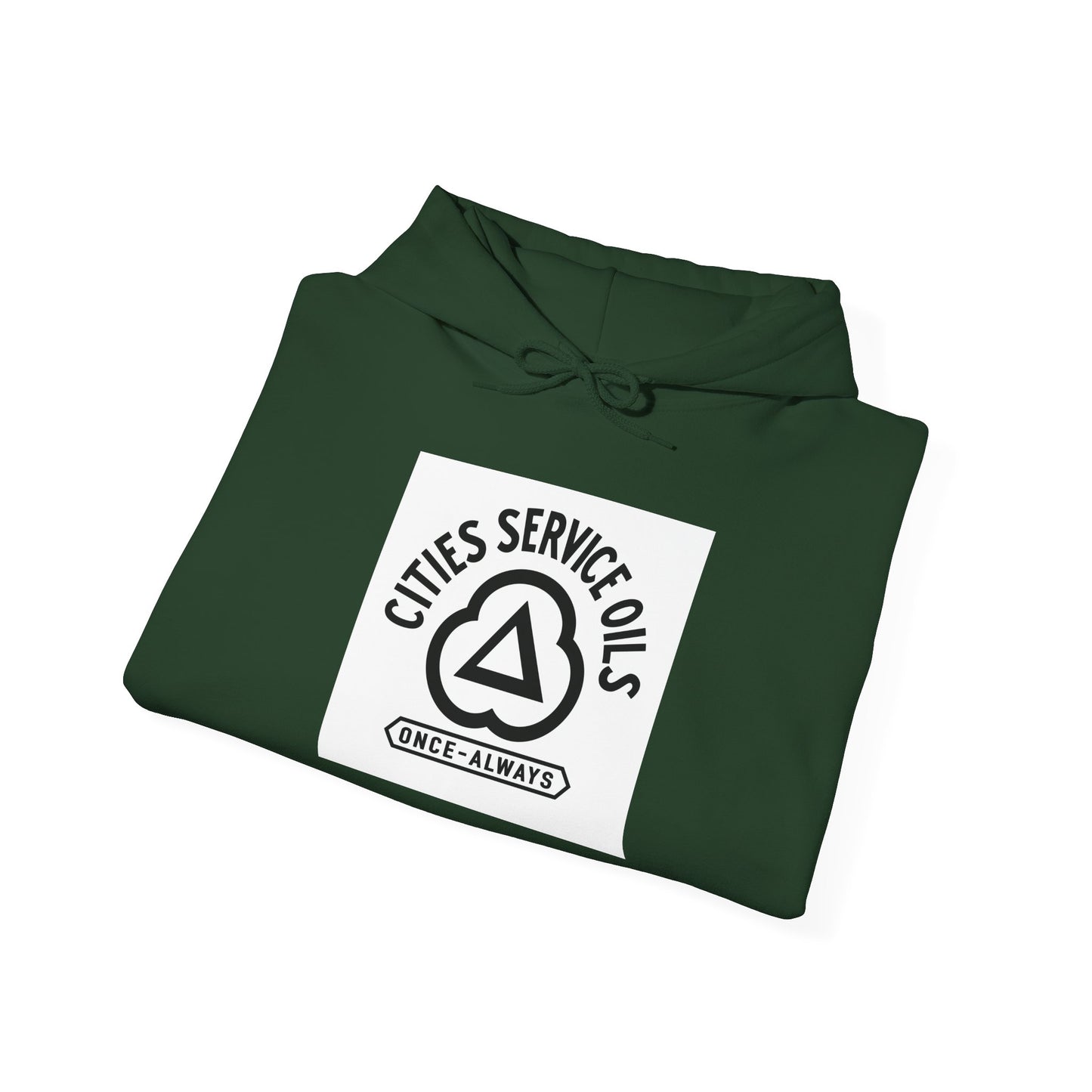 Cities Service Oils Logo Hoodie — 'Once & Always' Retro Gasoline Streetwear