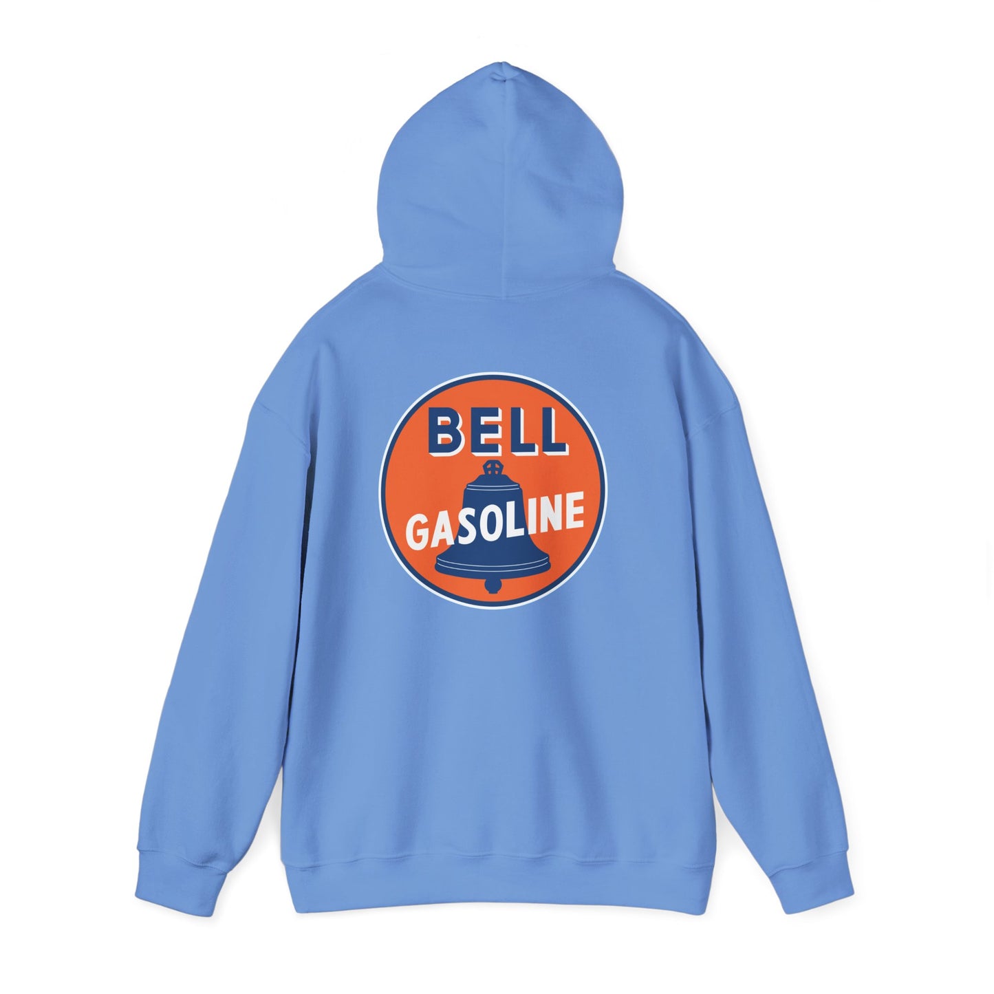 Bell Gasoline Logo Hoodie — Vintage Gas Station Graphic Sweatshirt